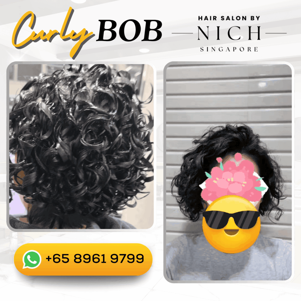 Curly Bob Hairstyle Singapore